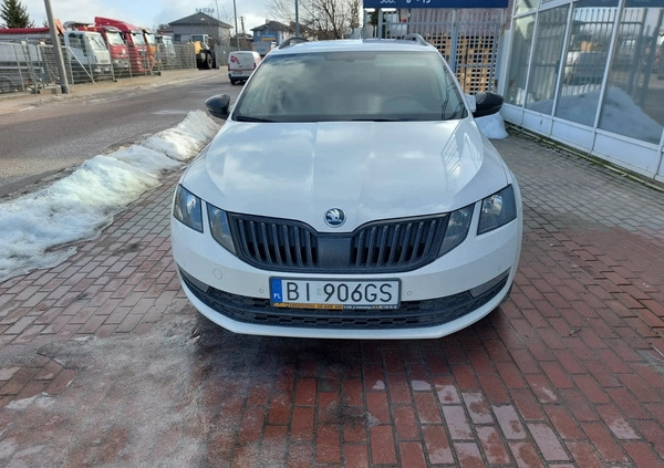 Skoda Octavia cena 52500 przebieg: 246000, rok produkcji 2017 z Białystok małe 667